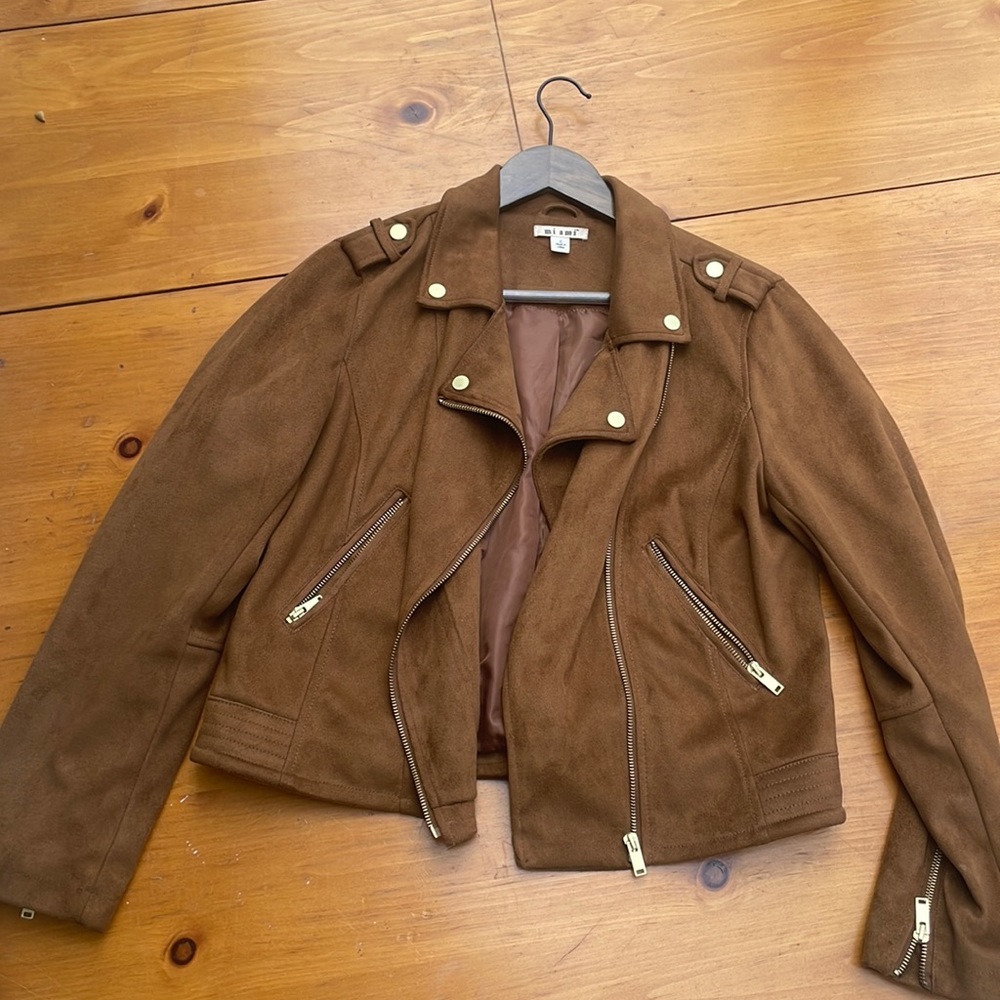 Francesca’s Brown Suede Jacket